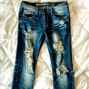 Women’s Selina Distressed Skinny Denim Jeans